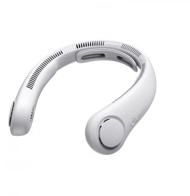 피에스케이 2025 최신버전 샤오미 지수라이프LIFE 4 넥밴드 선풍기 목걸이형 무선 휴대용 넥밴, 화이트