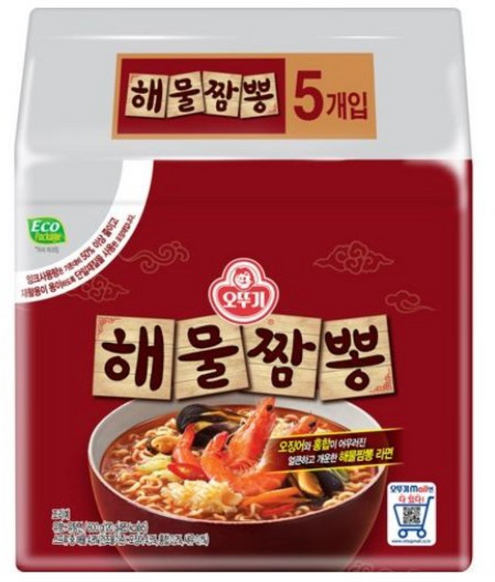 오뚜기 해물짬뽕 120g, 16개
