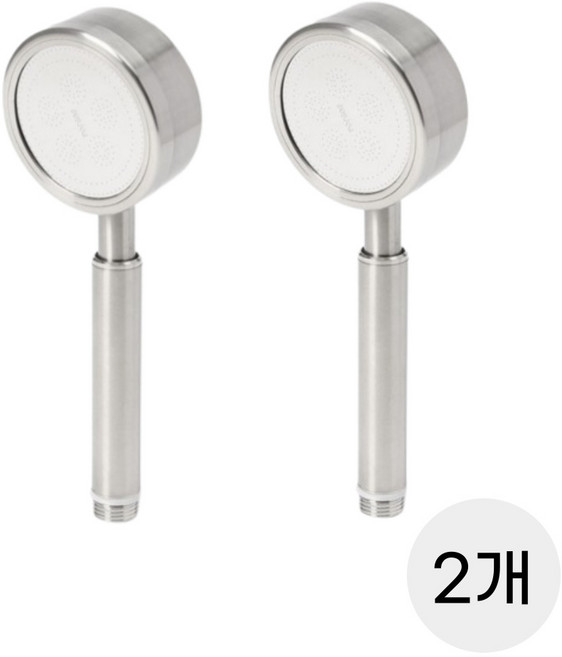 대림바스 파워수압 알루미늄 샤워기헤드, 2개, GRAY