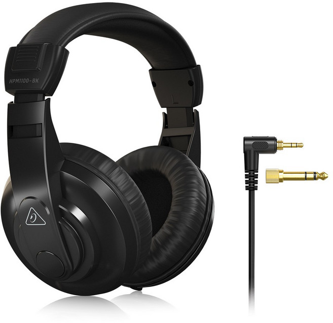 베링거 HPM1100-BK 모니터 헤드폰 음악감상 녹음 스튜디오 모니터링 헤드폰