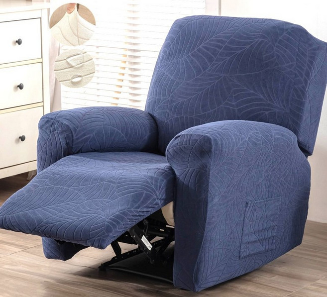 쇼파 방수커버 일인용 사계절용 리클라이너 1인 덮개, 1개, 다크네이비 두꺼운 방수