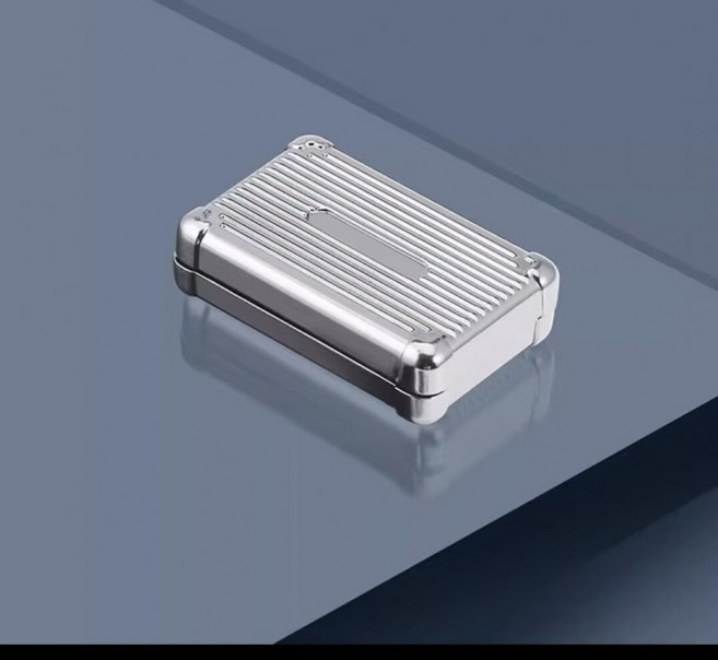 슬라이더 피젯토이 포커 게임 셔플 카드, 1개, 여행가방 무제한 은색