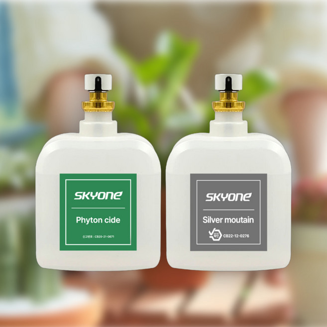 스카이원 자동분사기 방향제 리필액 세트, 210ml, 6개, 피톤치드