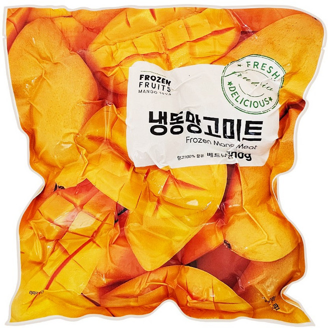 이안 냉동 망고미트 500g / 하프컷 베트남산, 4개