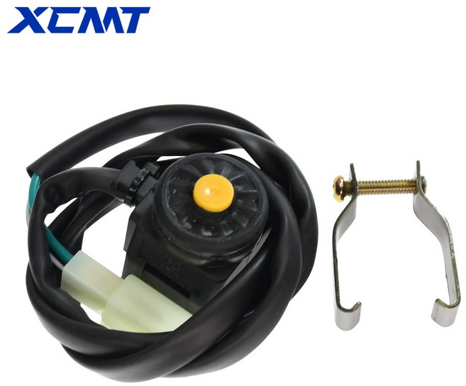 오토바이 22MM 핸들 바 점화 킬 스위치 버튼 혼 시작 KTM 125 250 300 350 400 530 EXC EXCF SX SXF XC XCW XCWF, Yellow, 1개