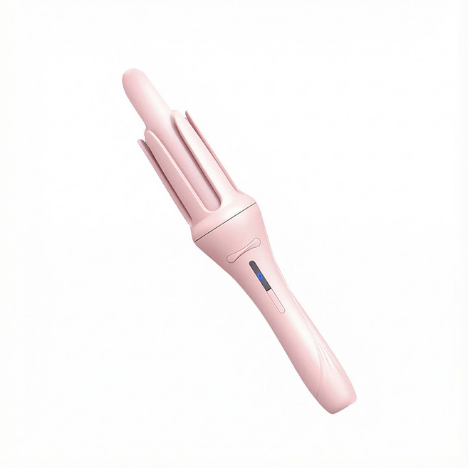 WHH 온도조절 오토 헤어 웨이브 자동 롤러 볼륨 고데기 32mm, zc001, 핑크