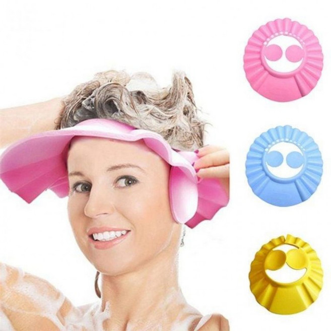 성인용 환자용 사이즈 조절형 귀마개 샴푸캡