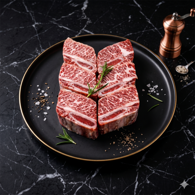 한우 소갈비 찜용 1kg 갈비찜 기름제거, 1개