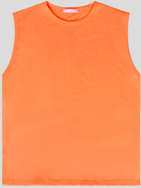 우드피카 남녀공용 오버핏 나시 티셔츠