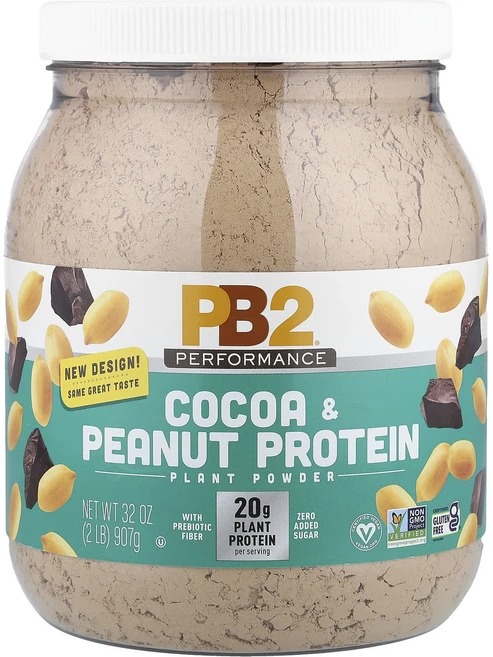 건강챙기세요 PB2 Foods 퍼포먼스 코코아 및 땅콩 단백질 907g(32oz) 백살까지오래오래, PB2Foods퍼포먼스코코아및땅콩단백질907g32oz, 907g, 1개 - 쿠팡