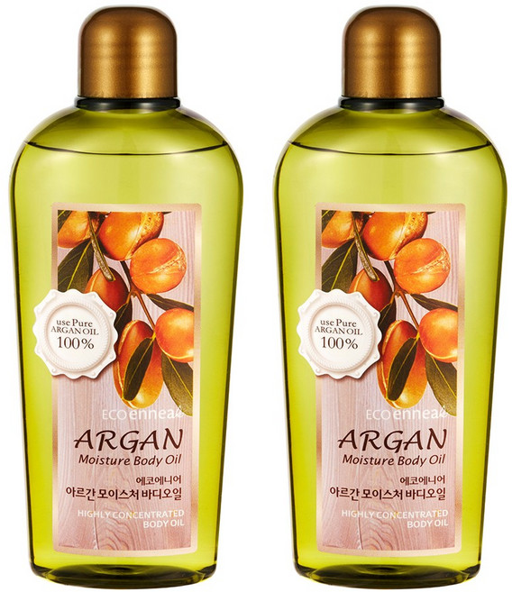 과일나라 에코에니어 아르간 모이스처 바디오일200ml, 2개, 200ml