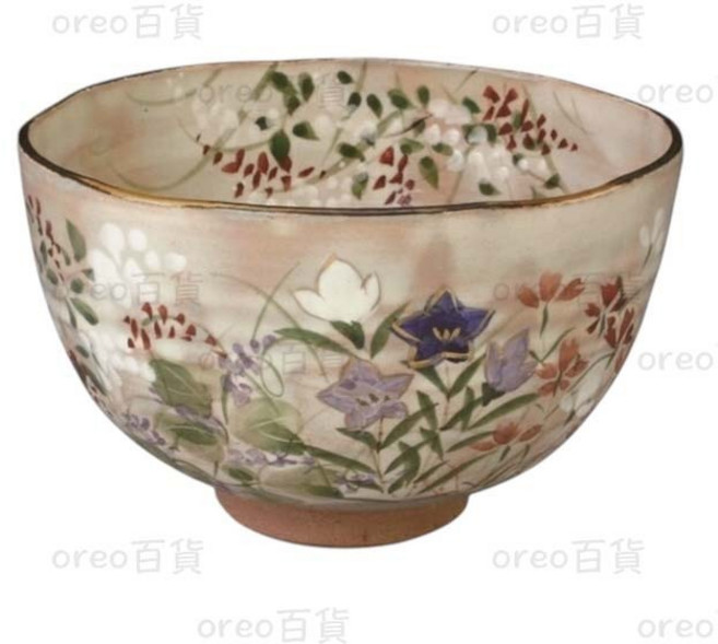 日本製 京燒・清水燒 抹茶碗 米飯碗 茶碗 陶瓷碗, 1個, 京の秋