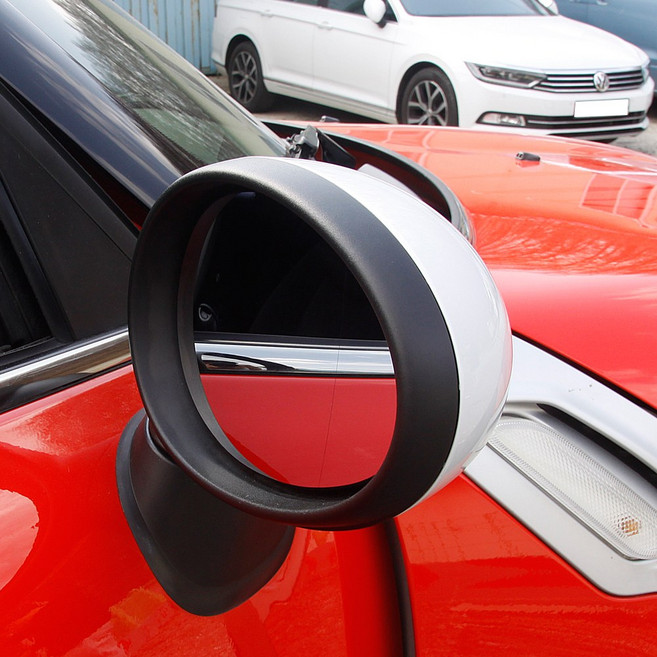 미니 쿠퍼 2세대 R55 R56 R57 R60 와이드 광각미러 순정교체형 호환 용품, 1세트