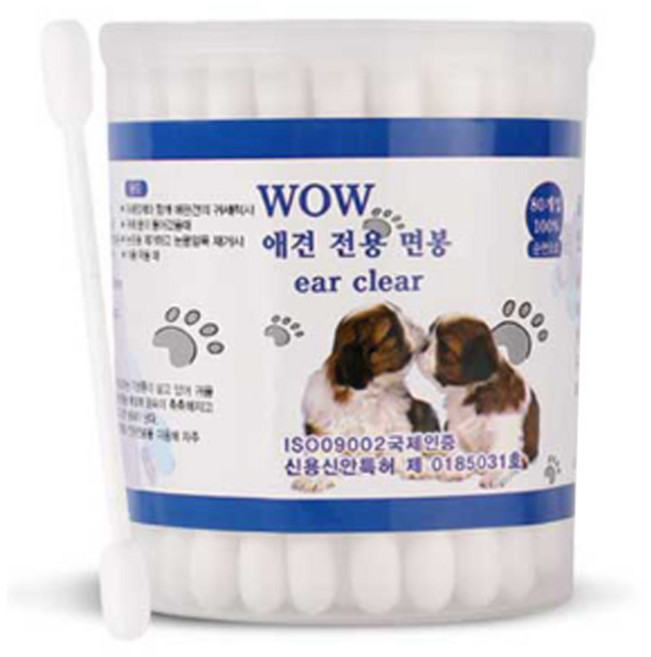 용마산업 와우 귀세척 면봉, 80개입, 1개