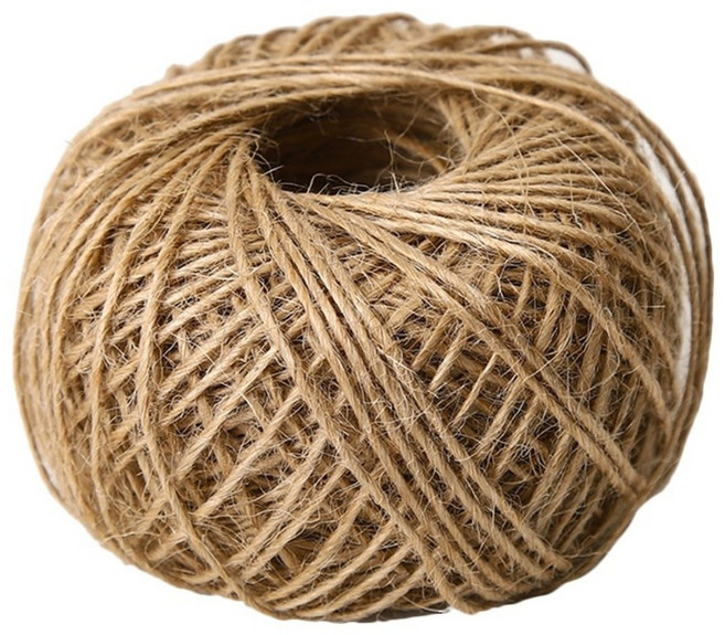 드림팩토리 마끈 핸드메이드 황마끈 DIY 재료, 폭 1mm 길이 100m