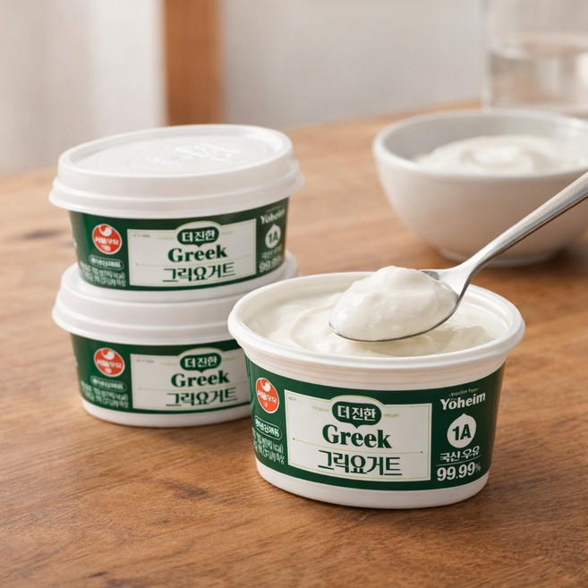 서울우유 더진한 그릭요거트, 2개, 100g