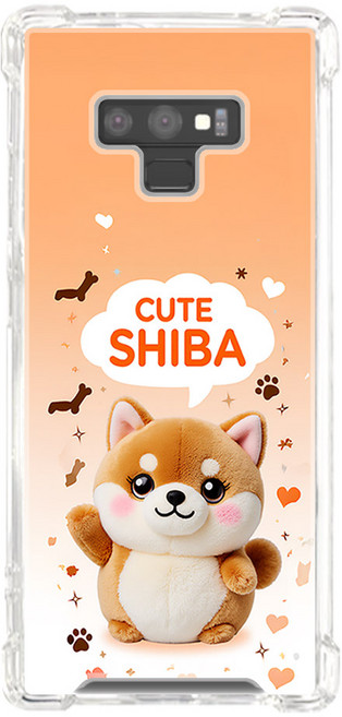 큐트 애니멀 시바 shiba 모서리쿠션 젤리 하드 이중구조 갤럭시 아이폰 핸드폰 케이스