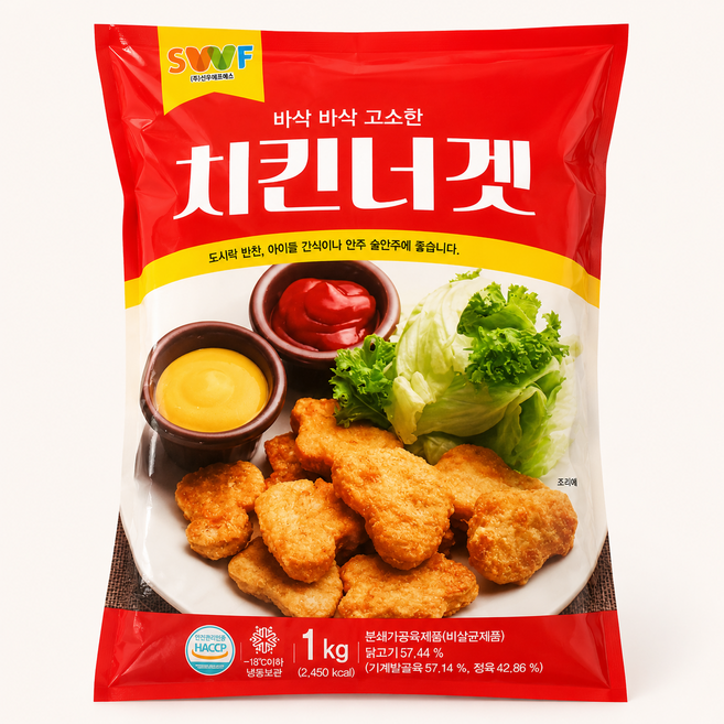 성원 치킨너겟, 8개, 1kg