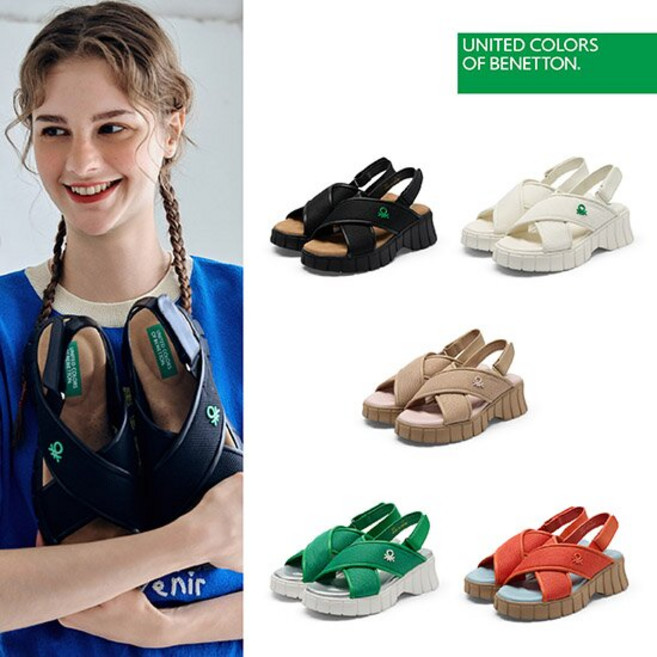 베네통 쿨메쉬 샌들