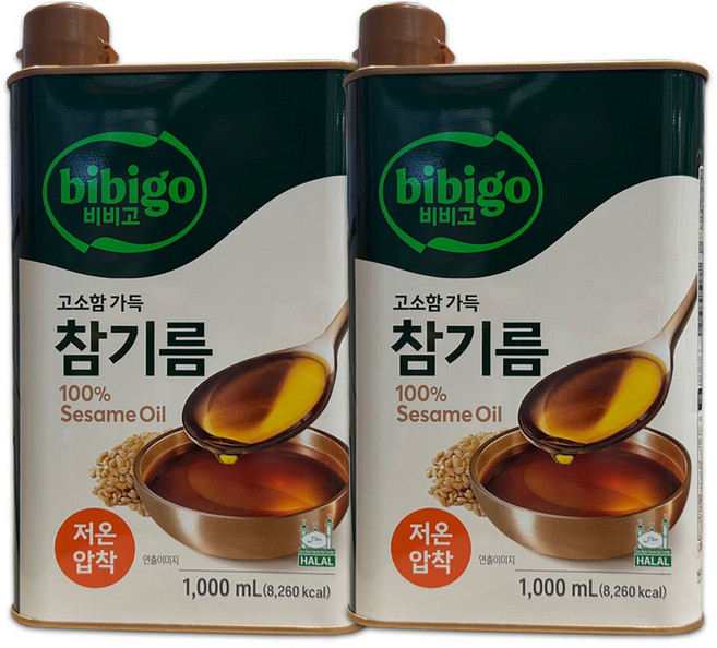 [코스트코]비비고 참기름, 2개, 1L
