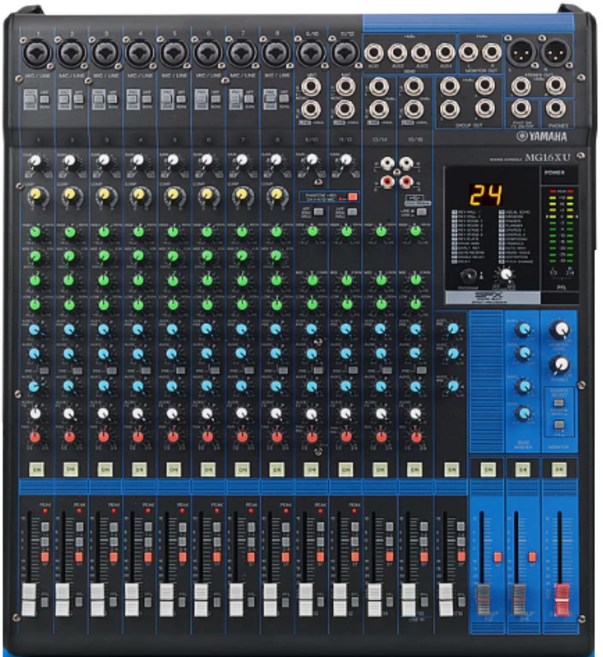 야마하 MG16XU MG10XU MG12XU 오디오믹서 24 효과 USB 퍼포먼스