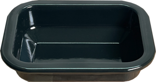 아르지 법랑 오븐밧드 17cm 인덕션 오븐 발뮤다 트레이 국그릇 스프 미니 인덕션바트 카페그릇 감성 카페 바트 아르지법랑, 1개, 블랙 (2307.85-1)