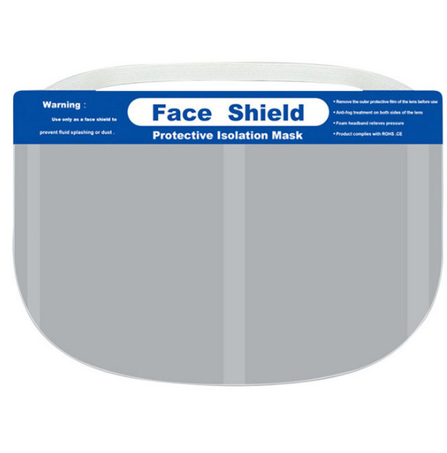 안면보호 투명 마스크 페이스 쉴드 밴드형 1pcs, 1개, 1개입