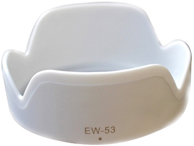 EW-53 EW53 ABS 플라스틱 렌즈 후드 가역 카메라 49mm EOS M1 M2 M3 M5 M6 M50 Mark II R10 RP, 2)EW-53 White, 1개