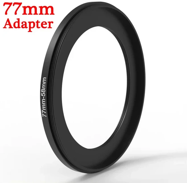 KnightX 49mm 유리 프리즘 렌즈 필터 SLR 카메라 사진 Vedio 액세서리 만화경, 06 77mm Adapter