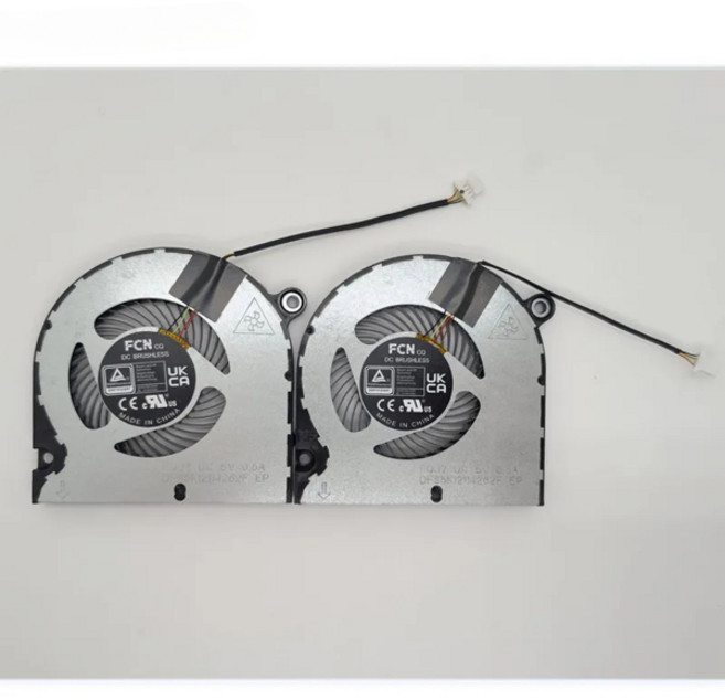 Acer Aspire 5 15 2023 A515-58GM N22Q25 13 세대 RTX 2050 FQJ7 5V 0.5A DFS5K 용 새 원본 노트북 CPU 냉각 팬 1211426, [01] 옵션1, 1개