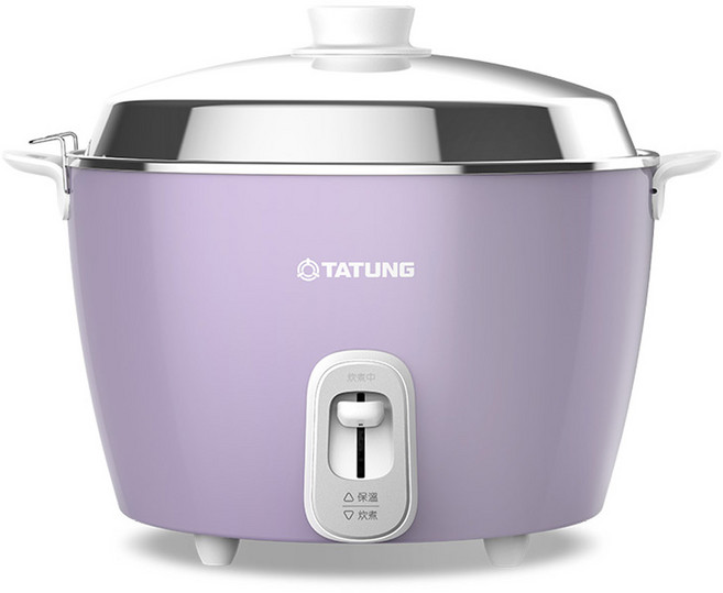 TATUNG 大同 11人份 不鏽鋼配件電鍋, 香芋紫TAC-11P-MU