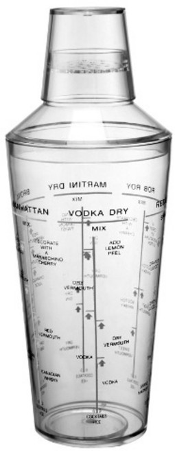 제이디 PC 칵테일 쉐이커 700ml 믹싱틴 홈텐딩, 1개