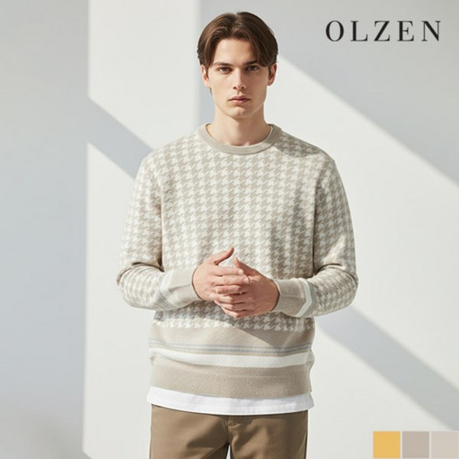 패턴 라운드 니트 (ZRC4ER1101)