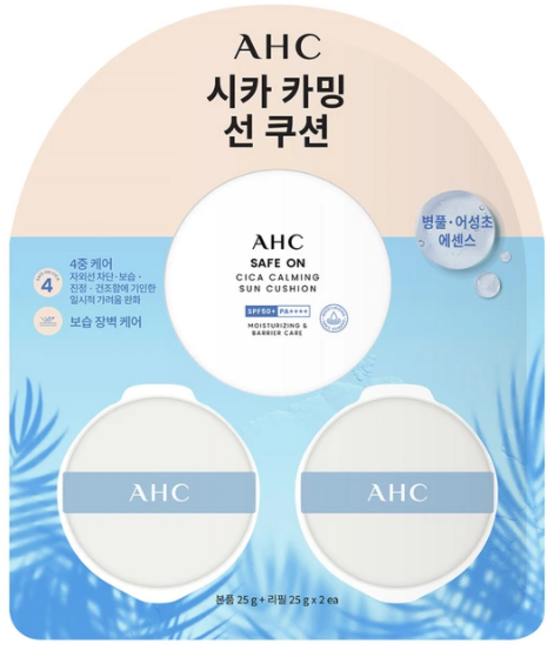 AHC 시카 카밍 선쿠션 본품25g1개 + 리필25g2개(총75g), 1개, 75g