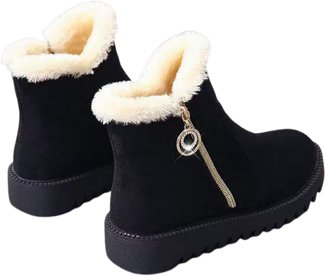 따뜻한 패션 여성 겨울 부츠 기모 안감 털부츠