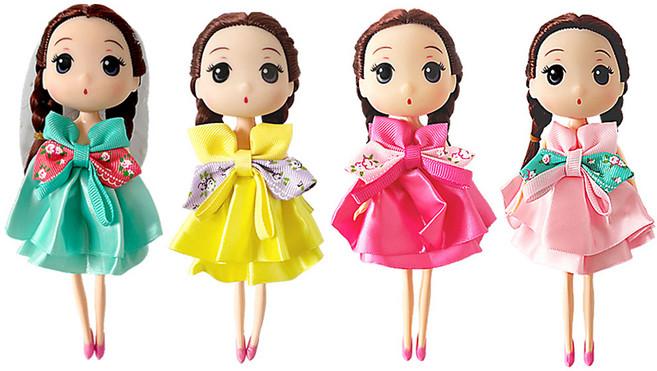 미미 열쇠고리 인형 키링 베이비돌 키링 백참 레트로 키덜트 키홀더 공주