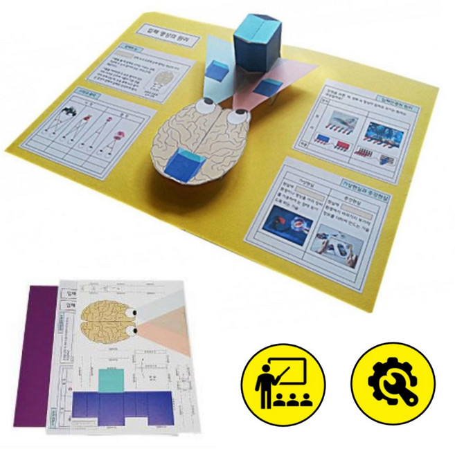 4인세트 양안시차 과학수업교재 눈의원리 과학교구 준비물 관찰 키트