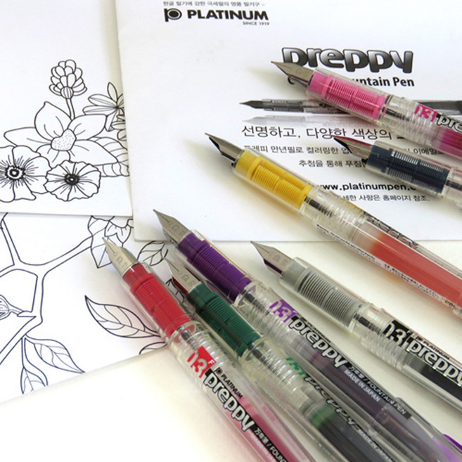 프레티넘 프레피 만년필 F촉 EF촉 M촉, 뉴프레피 만년필 F(블랙/0.3mm/F), 뉴프레피 만년필 F(블랙_0.3mm_F)