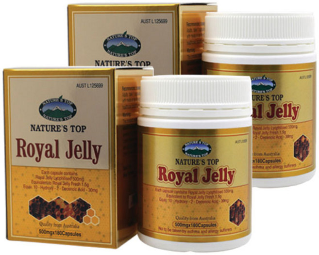 호주 네이처스탑 로얄제리 500mg 180정 2개세트, 2개