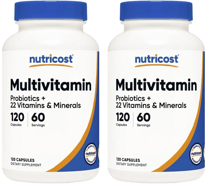 뉴트리코스트 멀티비타민 캡슐, 120정, 2개 - 쿠팡