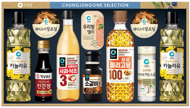 청정원 스페셜6호 25년 추석선물세트 혼합세트 3개 카놀라유 사과식초 올리고당 진간장 소갈비양념 장조림, 3세트