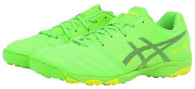 아식스 ASICS 키즈 주니어 축구 트레이닝 슈즈 DS 라이트 LIGHT JR GS TF 1104A053.300 - 컬러 그린 x 블랙 241501