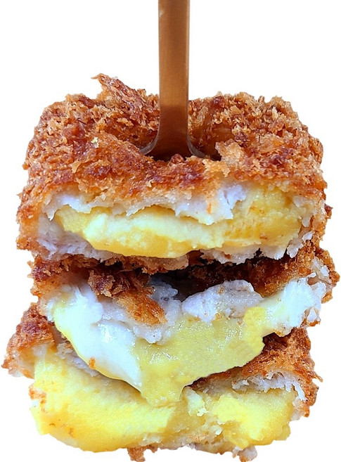 텔푸드 고구마치즈롤까스 2장 260g 130gX2장 냉동식품 허니버터맛 고무마무스가득, 1개