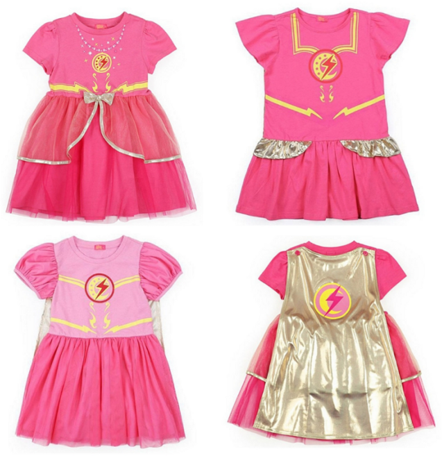 [행복한백화점][토토헤로스]번개맨 번개걸리본원피스 반팔원피스(망토세트)M1932130011