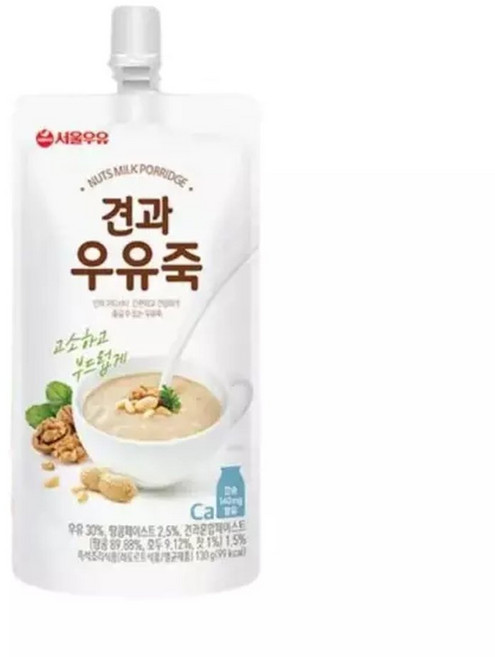 서울우유 견과 우유죽 130g x 10개