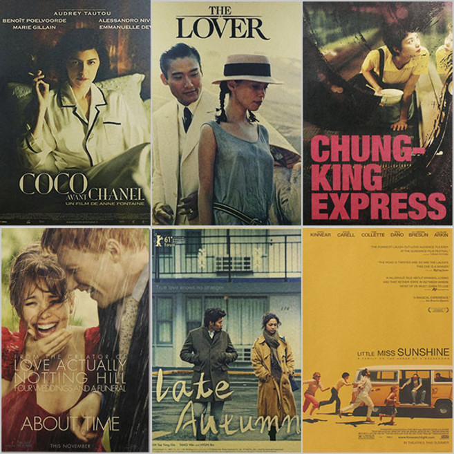 룸플러스 명작 영화 인물 포스터, A006