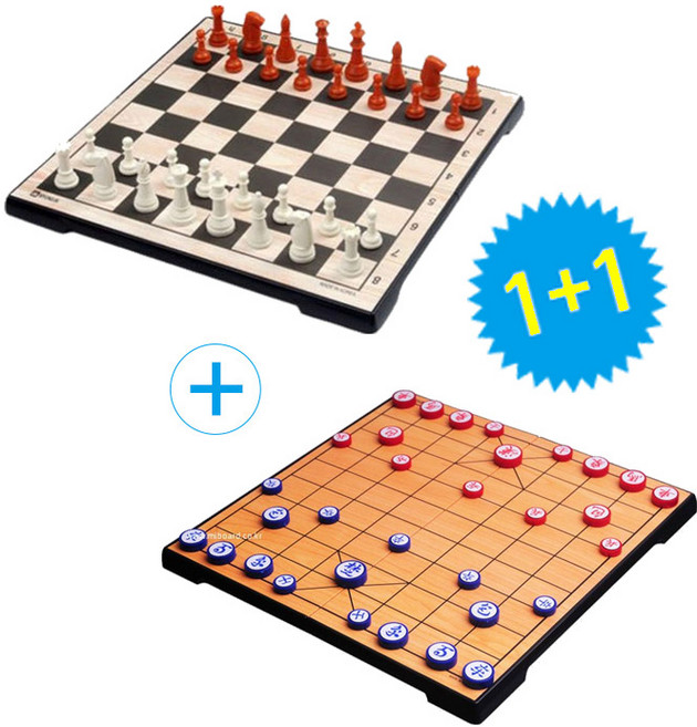 명인랜드 소형 자석 체스+장기 (M-080+089), 1개