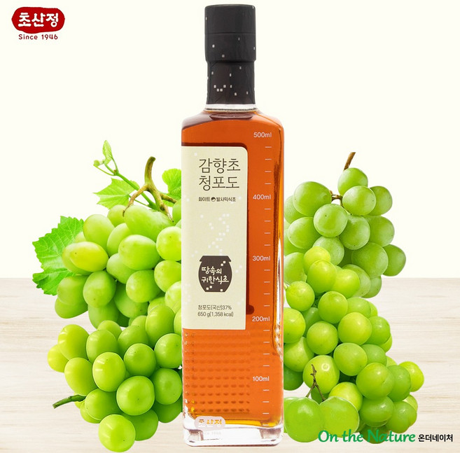 초산정 감향초 청포도 640g(청포도 발사믹식초)/농축 발효식초/전통식초/한상준식초/샐러드소스, 1개, 640g