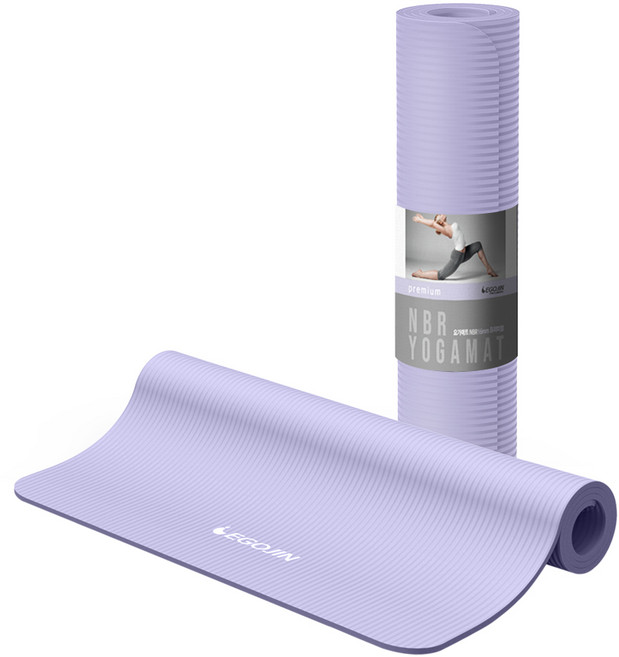 요가매트 소프트 와이드 NBR 16mm 라벤더아이스 두꺼운 헬스 필라테스 홈트 운동 매트, 단품