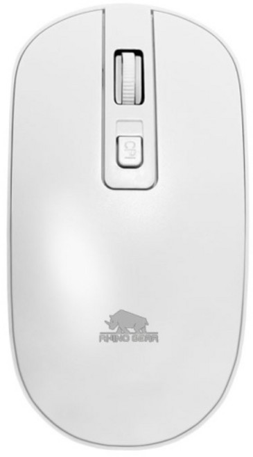 무선 적외선 광 마우스 저소음 화이트